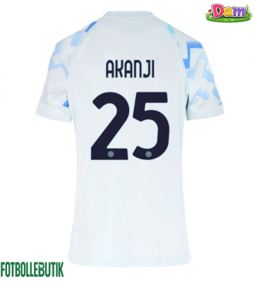 Inter Milan Manuel Akanji #25 Bortatröja Kvinnor 2025-26 Kortärmad